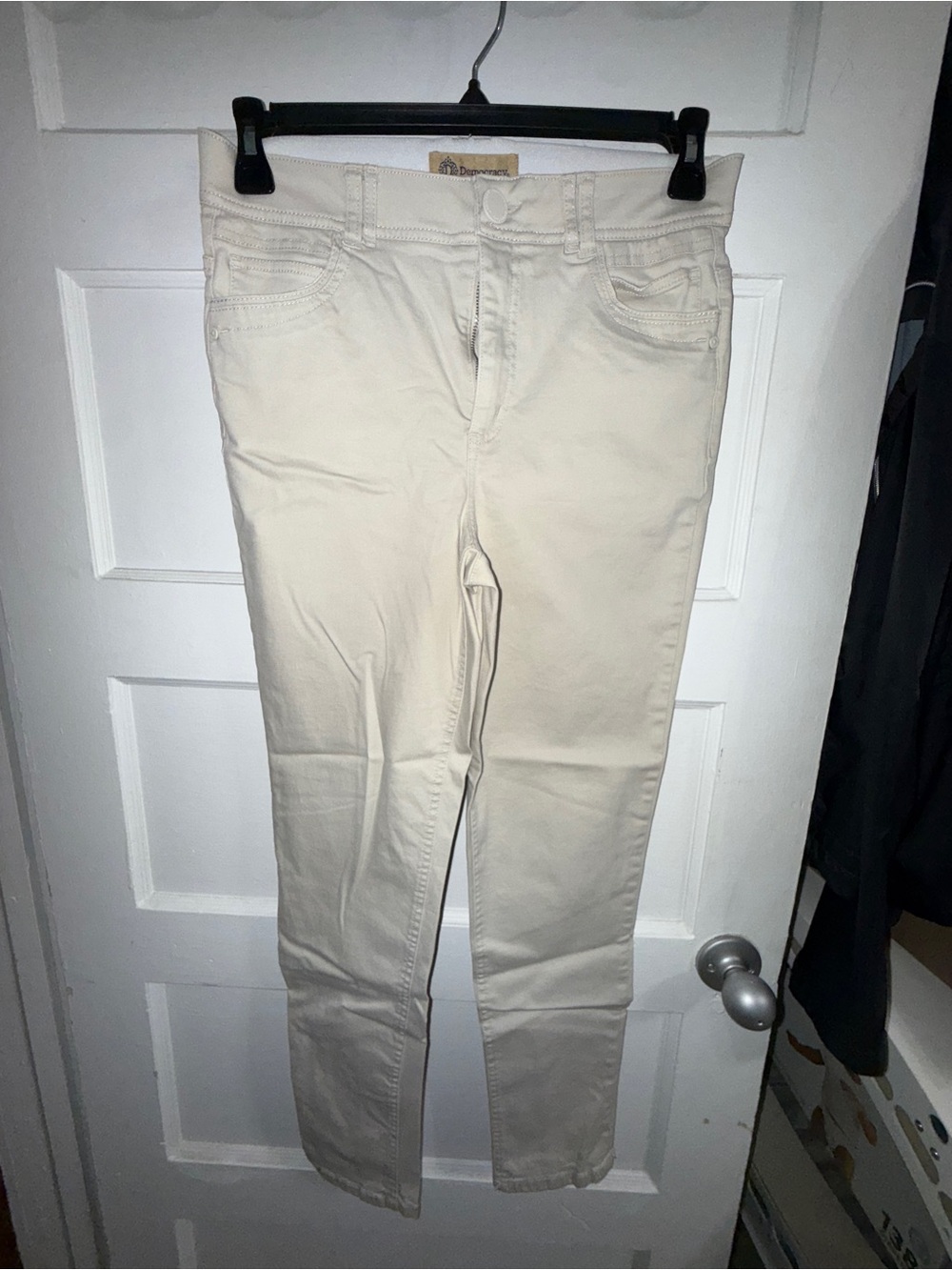 Democracy Women's Cream Skinny Jeans